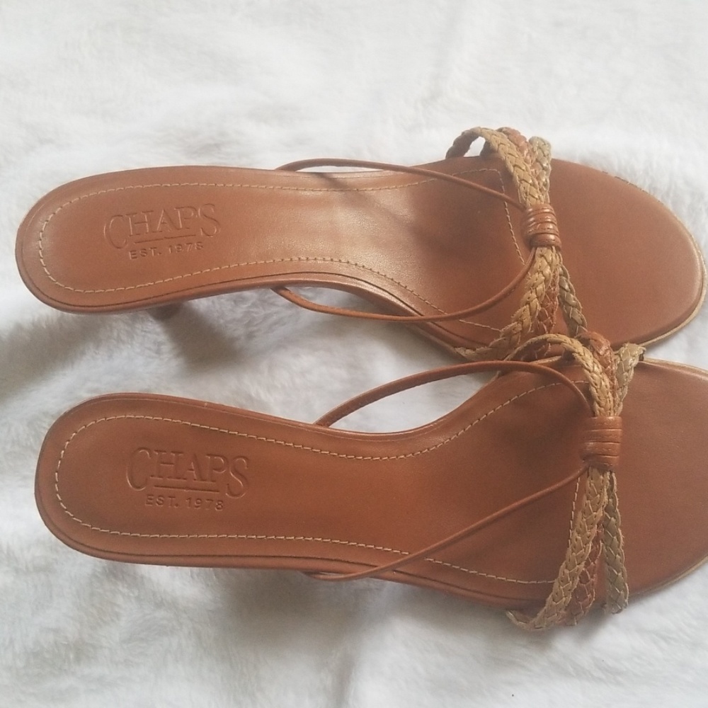 Chaps leather sandals